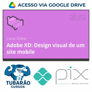Imagem do rateio do curso Adobe XD Design Visual de um Site Mobile - Alura