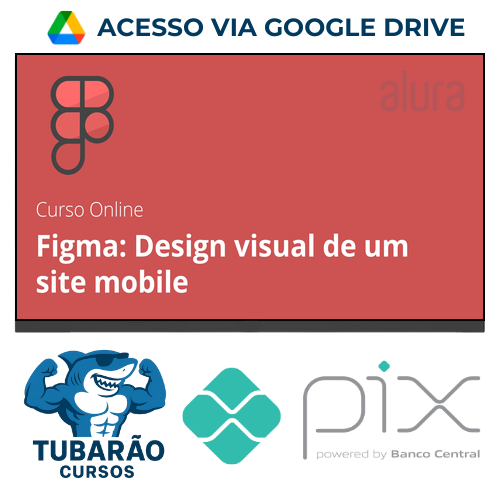 Imagem do rateio do curso Alura: Figma, Design Visual de um Site Mobile - André Lisboa