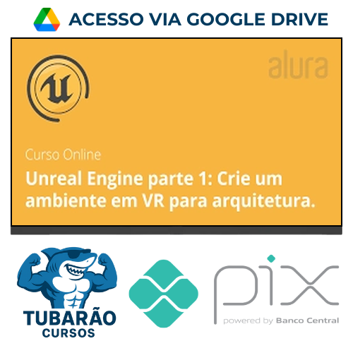 Imagem do rateio do curso Alura: Unreal Engine, Crie um Ambiente com VR - Vinicius Vinci
