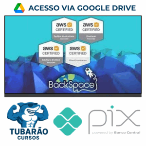 Imagem do rateio do curso Amazon Web Services (AWS) Certified 4 Certifications! - BackSpace Academy [INGLÊS]