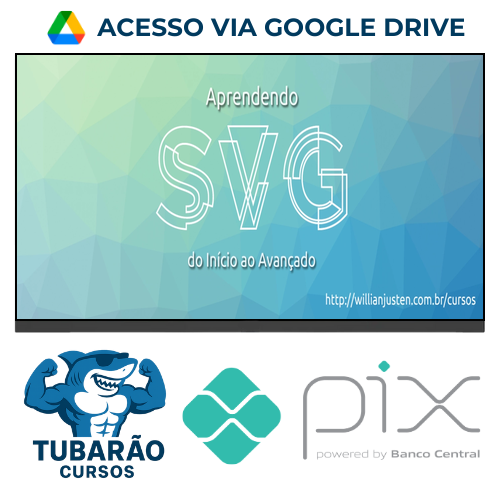 Imagem do rateio do curso Aprendendo Svg do Inicio ao Avançado - Willian Justen de Vasconcellos