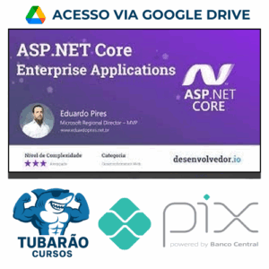 Imagem do rateio do curso Asp.Net Core Enterprise Applications - Eduardo Pires