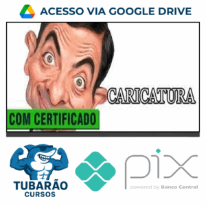 Imagem do rateio do curso Caricatura Total - Portal Luciano Augusto