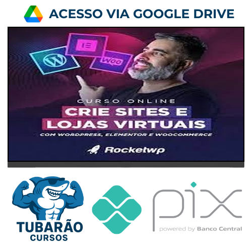 Imagem do rateio do curso Curso Completo de WordPress, Elementor, WooCommerce e SEO - RocketWp