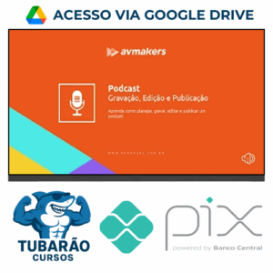 Imagem do rateio do curso Curso de Podcast: Gravação, Edição e Publicação - AvMakers