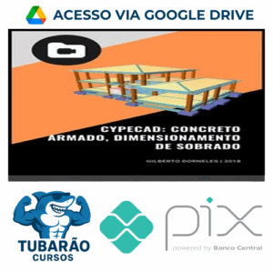 Imagem do rateio do curso Cypecad: Concreto Armado, Dimensionamento de Sobrado - Gilberto Dorneles