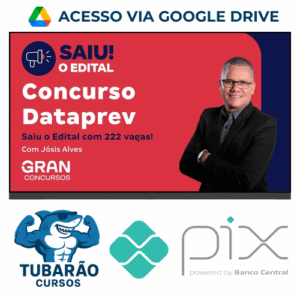 Imagem do rateio do curso DATAPREV: Analista de Tecnologia da Informação, Segurança da Informação e Proteção de Dados (Pós-Edital) - Gran Cursos Online