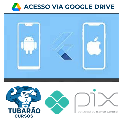 Imagem do rateio do curso Desenvolvimento Android e IOS com Flutter: Crie 15 Apps - Jamilton Damasceno