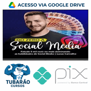 Imagem do rateio do curso Do Zero a Social Media - O Lucas Carva