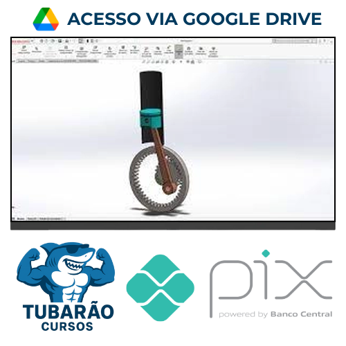 Imagem do rateio do curso Exercício: Modelagem Simulação de Um Conjunto (Solidworks) - Felipe Rodrigues Bignardi