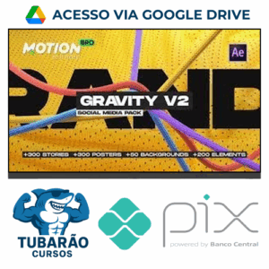 Imagem do rateio do curso Gravity V2, Social Media Pack - Motion Bro (Videohive)