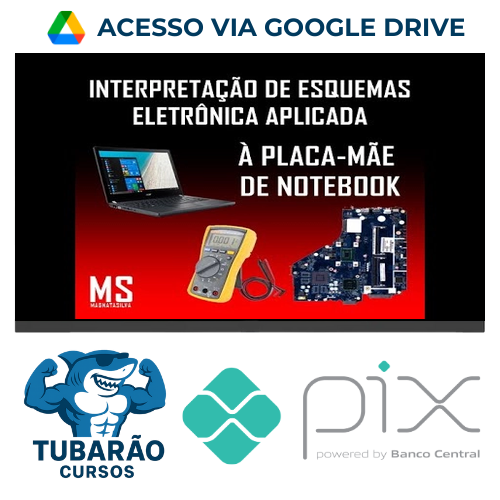 Imagem do rateio do curso Leitura e Interpretação de Esquemas de Placa Mãe de Notebooks - Magnata Silva