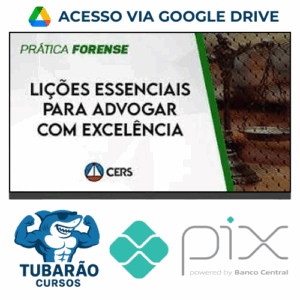 Imagem do rateio do curso Lições Essenciais para Advogar com Excelência - CERS