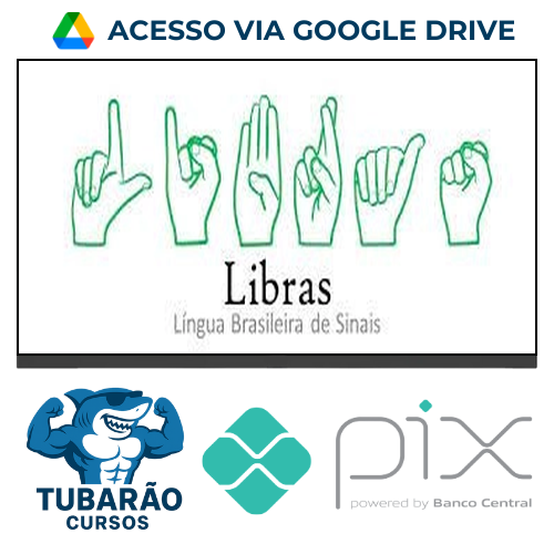 Imagem do rateio do curso Língua Brasileira de Sinais (Libras) do Básico à Conversação - Alberto Rainha de Castro
