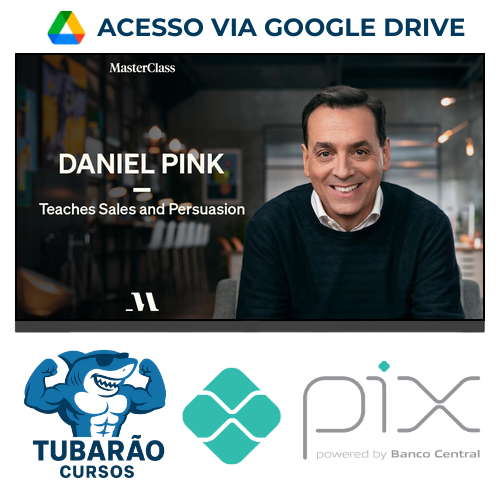 Imagem do rateio do curso MasterClass Daniel Pink Teaches Sales and Persuasion - Daniel Pink [INGLÊS]