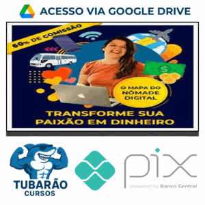 Imagem do rateio do curso O Mapa do Nômade Digital - Amanda Souza