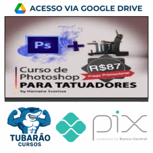 Imagem do rateio do curso Photoshop para Tatuadores - Hernane Scorissa