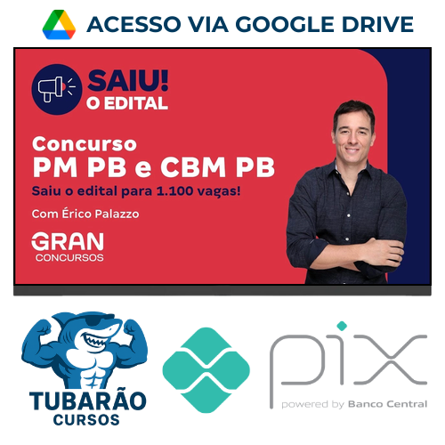 Imagem do rateio do curso PM PB: Soldado PM, Combatente (QPC) (Pós-Edital) - Gran Cursos Online