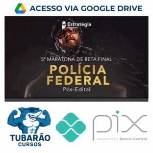 Imagem do rateio do curso Polícia Federal Pós-Edital - Estratégia Concursos