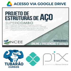 Imagem do rateio do curso Projeto de Estruturas de Aço (Super Combo M1+M2+M3) - Ncee