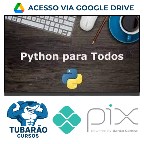 Imagem do rateio do curso Python Para Todos, Aprenda a Criar Diversas Aplicações - Evaldo Wolkers e Louis Wolkers