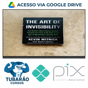 Imagem do rateio do curso The Art of Invisibility - Kevin Mitnick [INGLÊS]