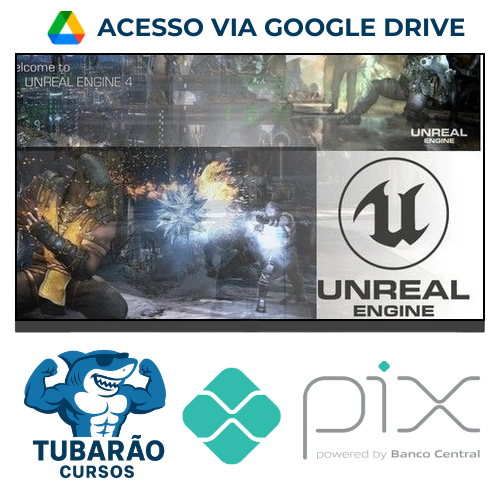 Imagem do rateio do curso Unreal Engine 4 Completo: Básico ao Multiplayer e VR - Autor Desconhecido