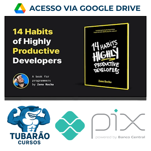 Imagem do rateio do curso 14 Habits of Highly Productive Developers - Zeno Rocha [Inglês]