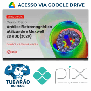 Imagem do rateio do curso Curso Básico de Análise Eletromagnética Utilizando o Maxwell 2D e 3D com Ansys - Esss