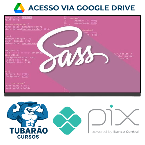 Imagem do rateio do curso Curso Completo de Sass/Scss: do Iniciante ao Avançado - Tássio Gonçalves