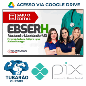 Imagem do rateio do curso EBSERH: Nacional, Fisioterapeuta, Terapia Intensivo, Pré-edital (2023) - Gran Cursos Online