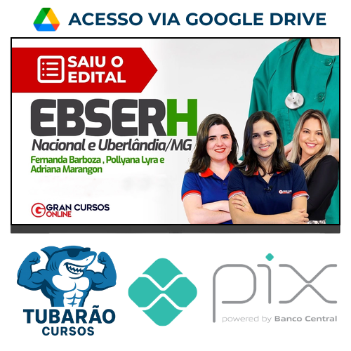 Imagem do rateio do curso EBSERH: Nacional, Fisioterapeuta, Terapia Intensivo, Pré-edital (2023) - Gran Cursos Online