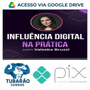 Imagem do rateio do curso Influência Digital na Prática - Valeska Bruzzi
