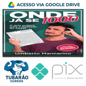 Imagem do rateio do curso Redação Onde Já Se 1000 - Umberto Mannarino